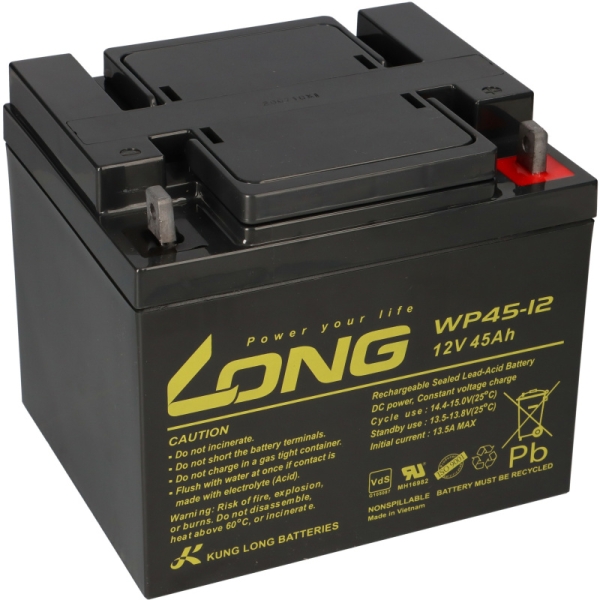 Kung Long WP45-12 VDS12V 45Ah Pb Batterie